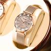 Women Quartz Watches Waterproof Luminous Mesh Stainless Steel Ladies Wristwatches