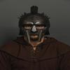 Blackened Maximus Roman Gladiator Helmet  Spaniard Style Armor Replica  Collectible Cosplay Helmet - Halloween Gift