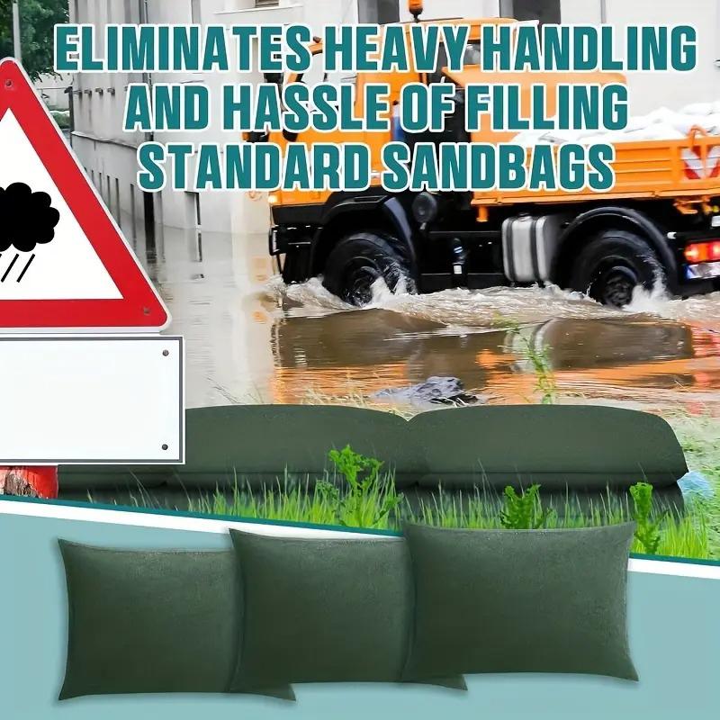 1шт водоактивируемый безводный впитывающий водопоглощающий мешки для контроля за наводнениями быстро устанавливаемые барьеры от наводнений для защиты дома