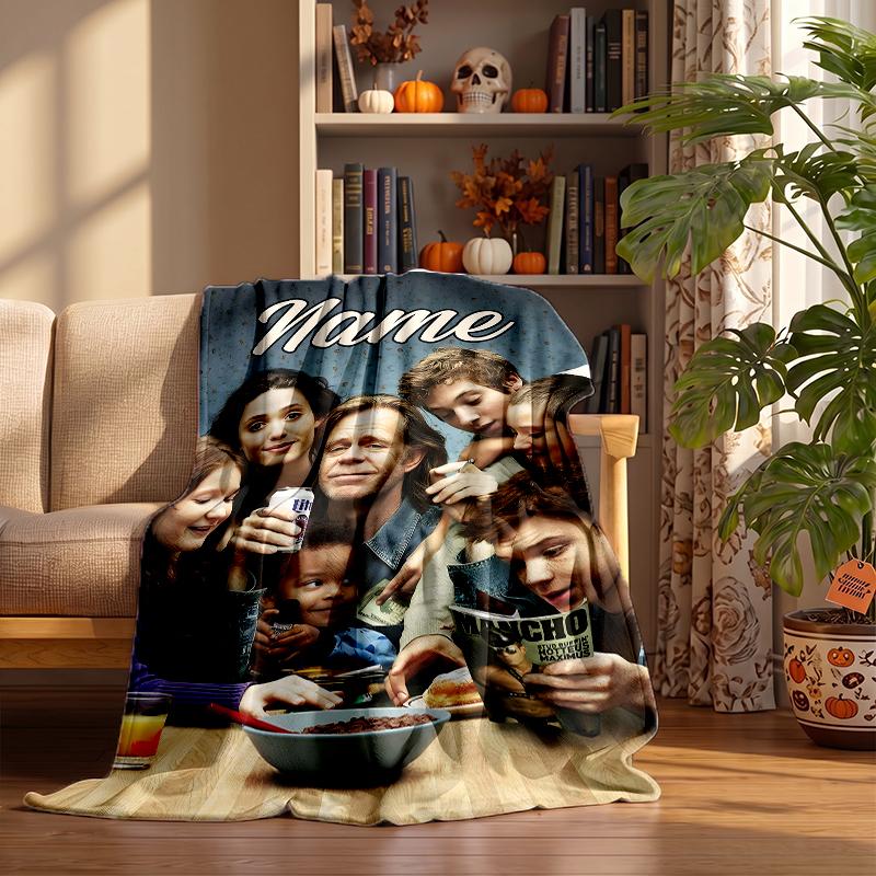 shameless Custom Flannel Blankets Soft Warm Cozy Throws for Home Decor Holiday Gifts