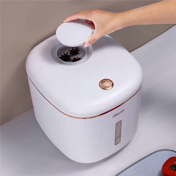 5 кг контейнер для хранения риса с колесом, влагостойкий герметичный дозатор риса, пластиковый контейнер для хранения сыпучих круп, корма для домашних животных