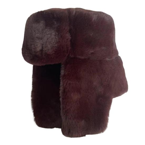 Мужская осенне-зимняя шапка, ультра-толстая однотонная ветрозащитная шапка для предотвращения холодной погоды, головной убор из искусственного меха