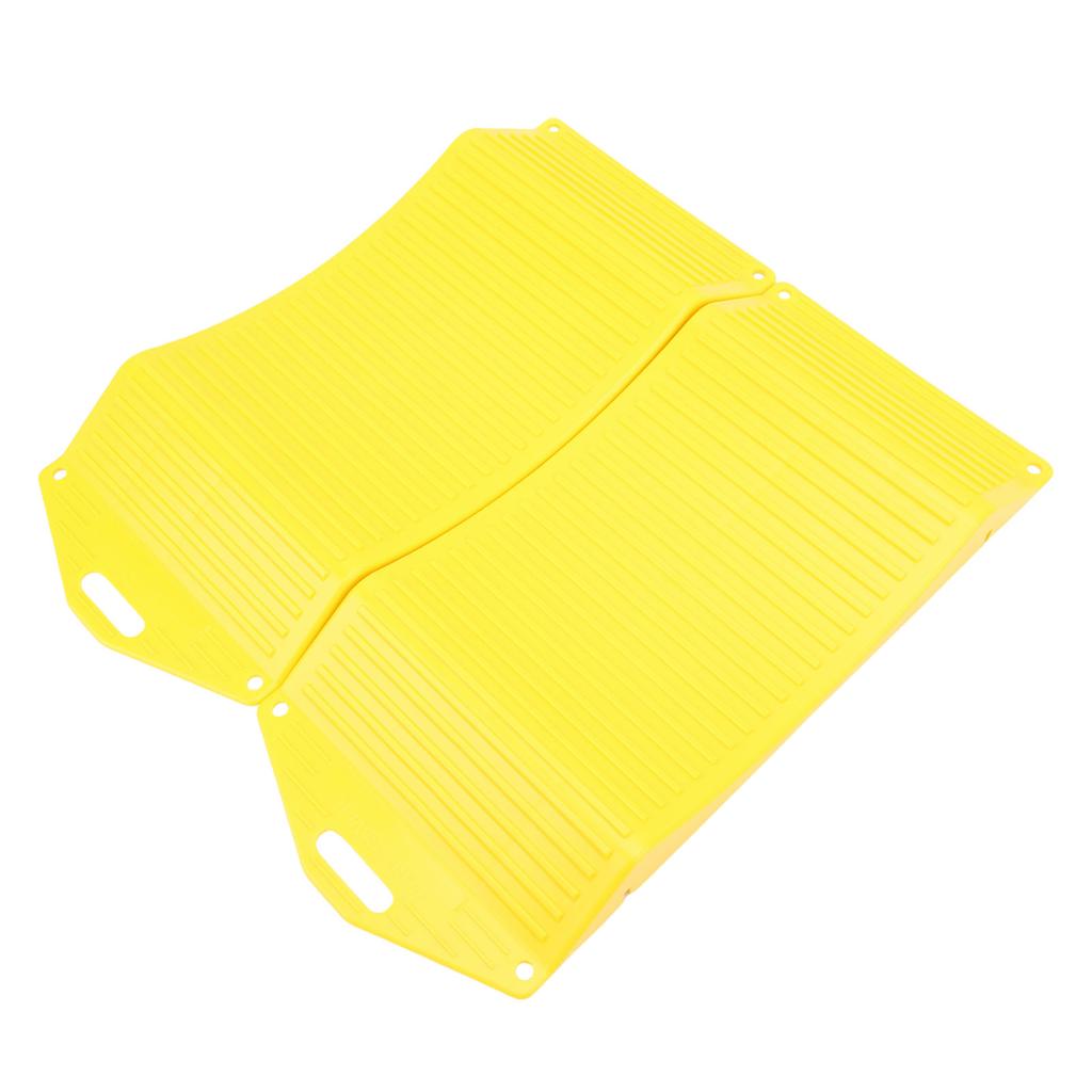 1 Pair Wheel Tire Saver Ramps Anti Slip Pad All Season Durability HDPE for Sports Cars SUVs Campers Trailers Trucks RVs
