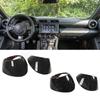 1 пара вентиляционных крышек для кондиционера, накладка из углеродного волокна, вентиляционная крышка для приборной панели, сменные аксессуары для Toyota Gr86 Subaru