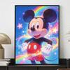 Disney Diamond Painting Kit Mickey Magical Stars Home Bedroom Wall Decor Crafts Handmade Gift