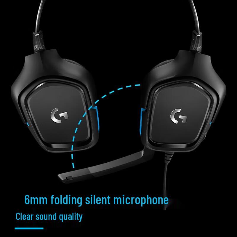 Logitech G431 7.1 Surround Sound Wired Gaming Headset