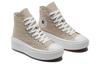 Кеды Chuck Taylor All Star Wmns Converse Move Platform High 'Beach Stone' Женские A04365C