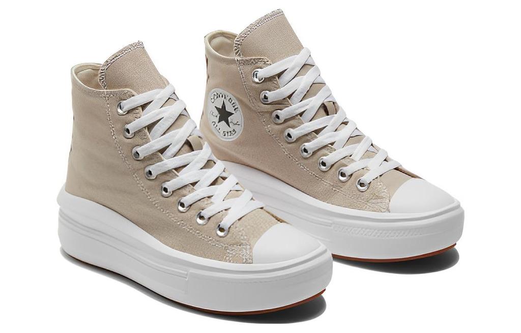 Кеды Chuck Taylor All Star Wmns Converse Move Platform High 'Beach Stone' Женские A04365C