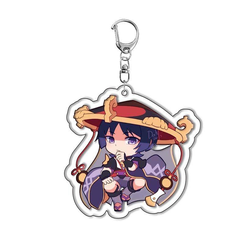 Оригинальный акриловый брелок God Traveler Wanderer Klee Skirmisher Bag Подвеска Двусторонняя прослойка