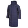 Kelme Men's Lightweight Down Bench Coat with Hood, Water-Repellent, and Outdoor Use (Deep Blue, Size 2XL)
