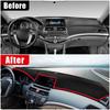 Для Honda Accord 8-го поколения 2008 2009 2010 2011 2012 Автомобильная панель приборов Солнцезащитная накладка Панель приборов Противоскользящая накладка Аксессуары