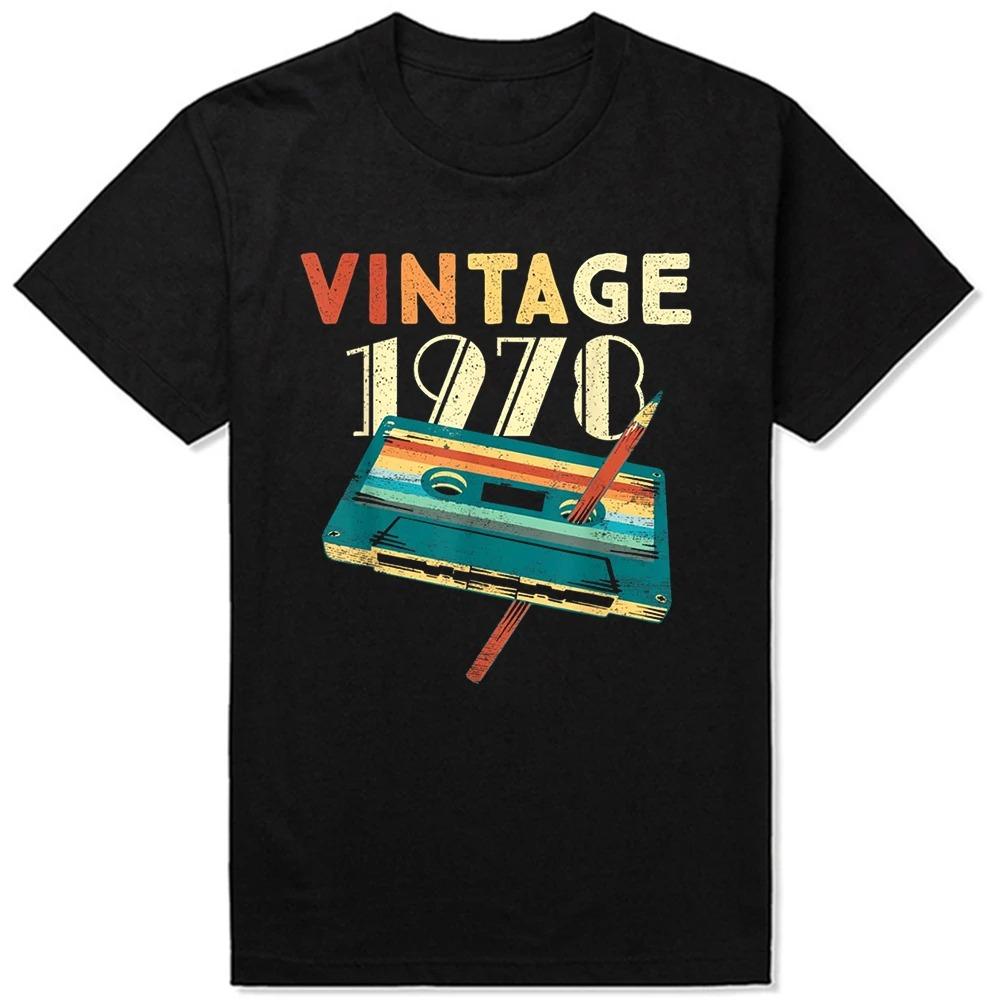 Original Vintage 1978 Retro Est 1978 Edition T Shirts Summer Graphic Cotton Streetwear Short Sleeve Birthday Gifts T-shirt