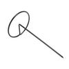4Pcs Black Receipt Stabber Stable Ticket Holder Straight Desk Receipt Holder  Receipt Storage