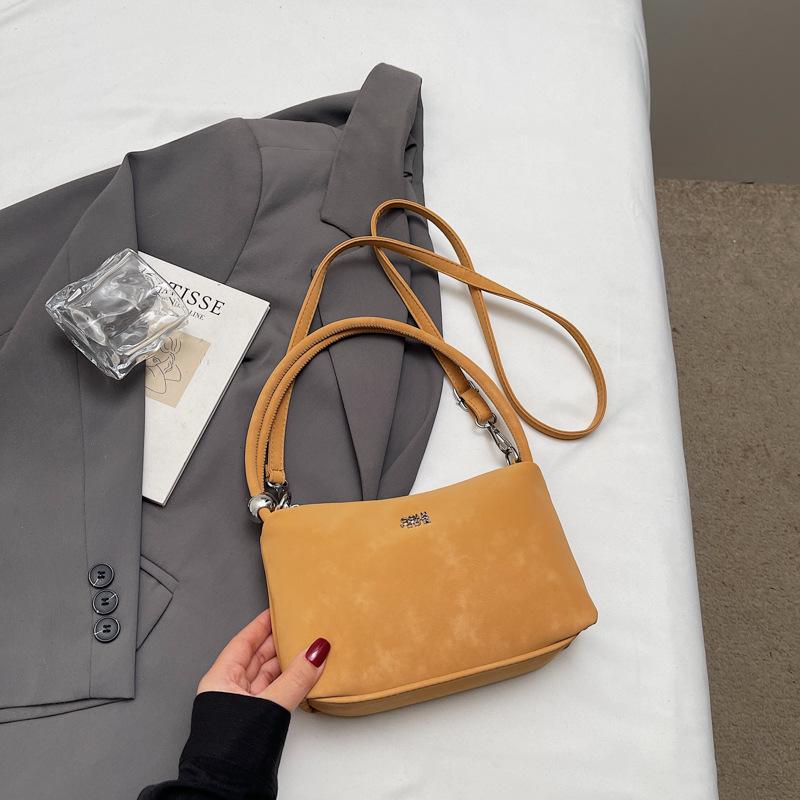 Женская сумка 2025 новая трендовая нишевая сумка на плечо класса люкс популярная ретро сумка-мессенджер сумка-ведро
