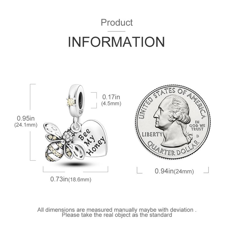 Copper Butterflies Fireflies Insect Series Charms Bead Pendant Fit Original Fine Bracelets Diy Jewelry Gift