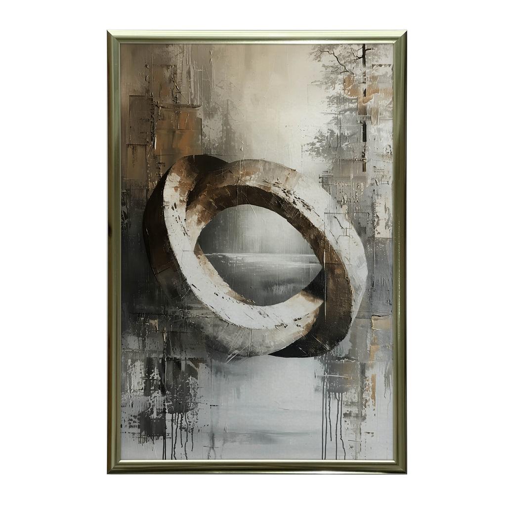 Pierścień Natury Pierścień Natury, 70X100 Cm, Rama Drewniana Ciemny Brąz, Papier Matowy 230 Gsm