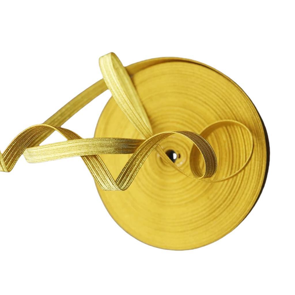 Gold And Silver Thread Apparel Trim Ribbon Binding Solid Color Sewing Tape Baby Clothing Accessory