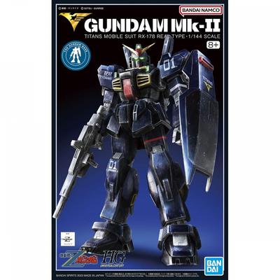 HG 1144 Gundam Base Limited Gundam Mk-II (Технические характеристики Титанов) (21-й ВЕК РЕАЛЬНЫЙ ТИП Версия) Пластиковая модель Bandai Spirits Blue, сборка, возраст 8 лет