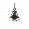Natural Opal Pendant Multi Color 64 Ct 925 Sterling Silver Jewelry October Birthday Birthstone