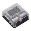 DC12V 24V Fusing Box 6 Way Water Proof Fusing Holder Block with LED Indicator for Automotive Truck