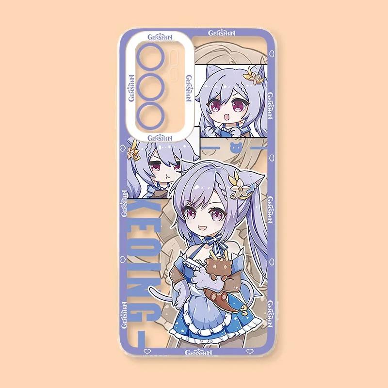 Genshin Impact Phone Case For iPhone 11 12 13 14 15 16 Pro Max Plus Mini 7 8 SE X XS XR Clear Soft Silicone Case Cover Xiao Klee