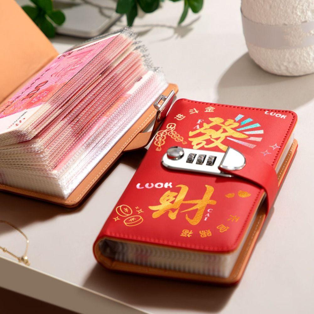 50 листов Бюджетная папка с замком из искусственной кожи, планировщик, органайзер, нержавеющая сталь