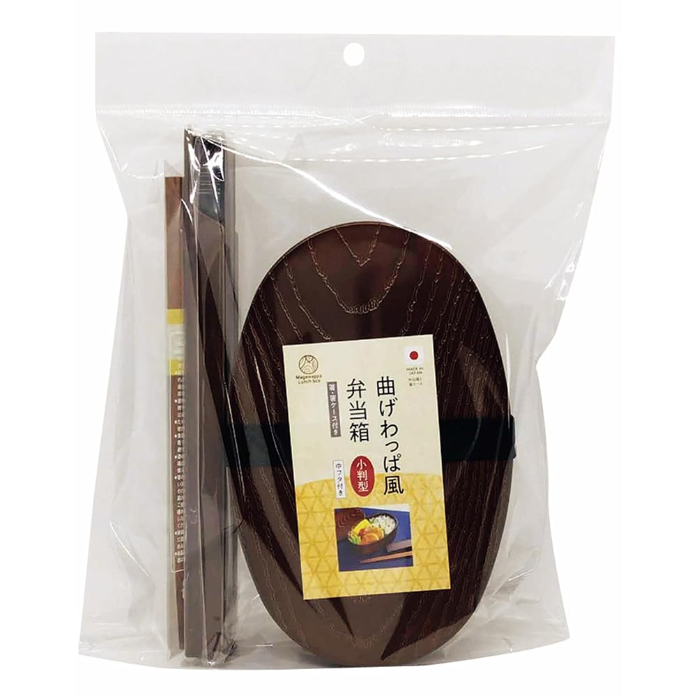 Kakusei Bento Box, Magewappa Style, Oval Shape, 500ml, Dishwasher Safe, Microwave Safe, Includes