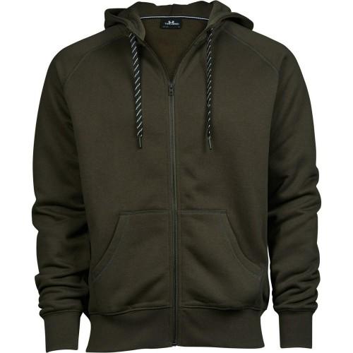 Tee Jays Mens Full Zip Hooded Sweatshirt
