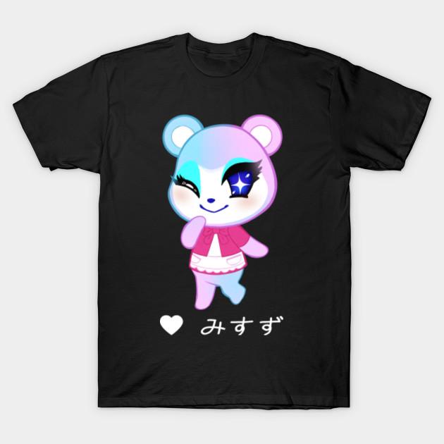 Men Black Print T-shirt Super Large TShirt Judy Animal Crossing New Horizons No-Cut Transfer Paper Print Cotton Tshirt