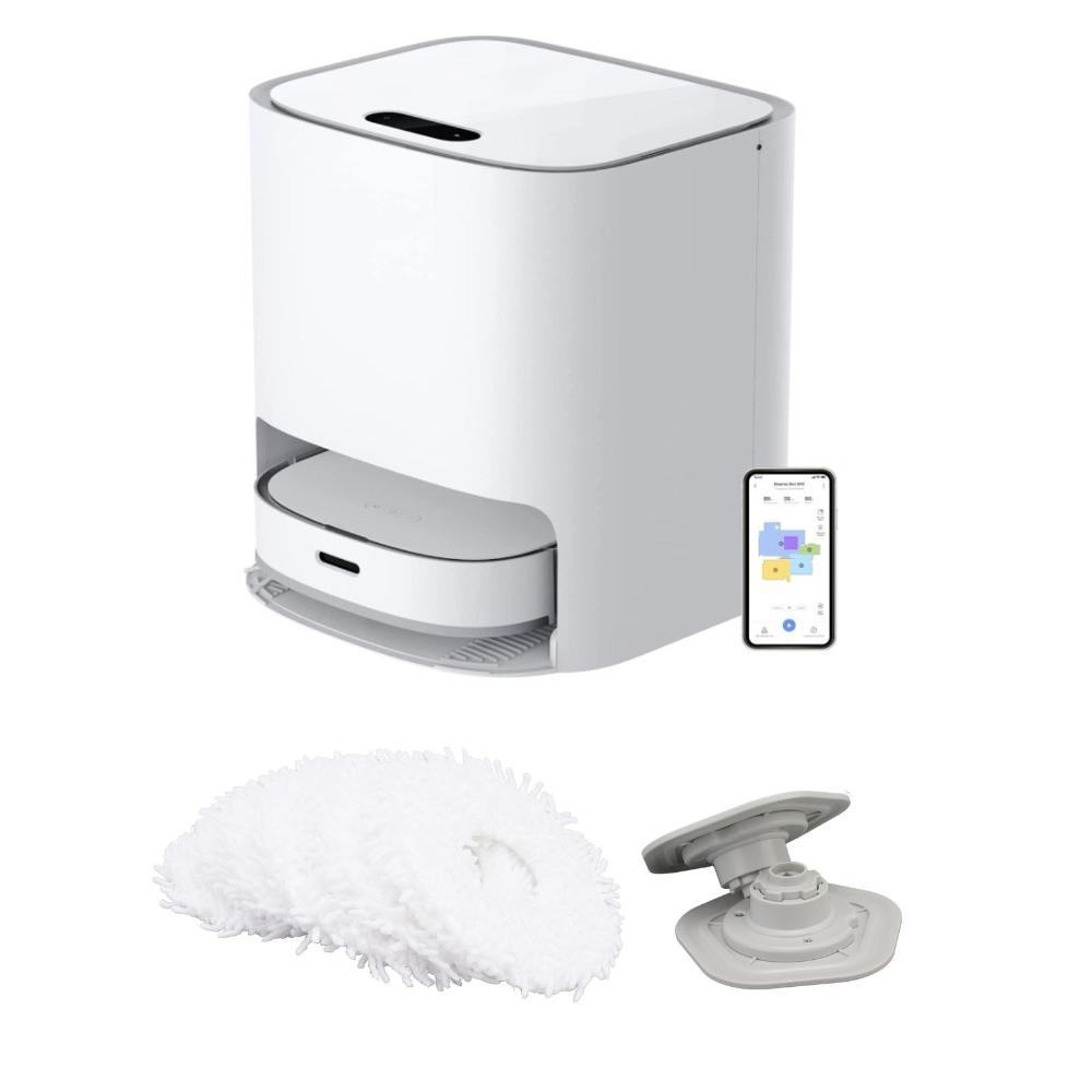 8PCS Snap Fit Mop Cloth Robot Vacuum Cleaner Part for Dreame W10 /W10 Pro Dust Removal