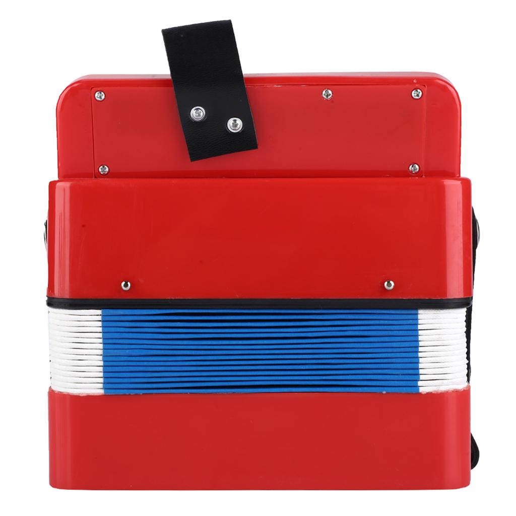 Children 7‑Key 2 Bass Mini Small Accordion Educational Musical Instrument Rhythm Toy (Red)