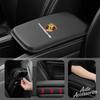 ABJY1 PU Leather Car Armrest Box Cushion Anti-slip Protection Pad For Porsche Cayenne Panamera Macan 911 718 Taycan Boxster Cayman 918