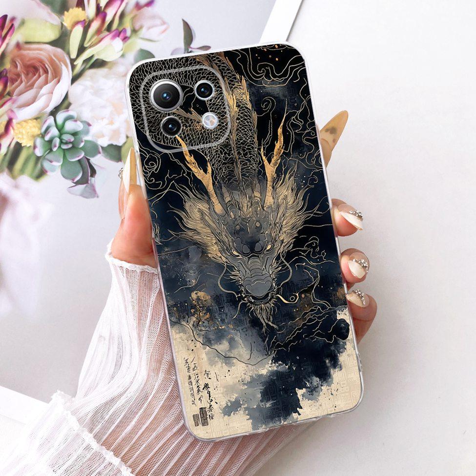 Clear Casing For Xiaomi Mi 11 Lite 4G Cover For Xiaomi Mi 11 Lite 5G Case Cute Cat Fashion Butterfly Funny Painted
