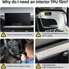 Автомобильный интерьер Центральная консоль Прозрачная ТПУ Защитная пленка Пленка против царапин Наклейка Для Land Range Rover Velar -