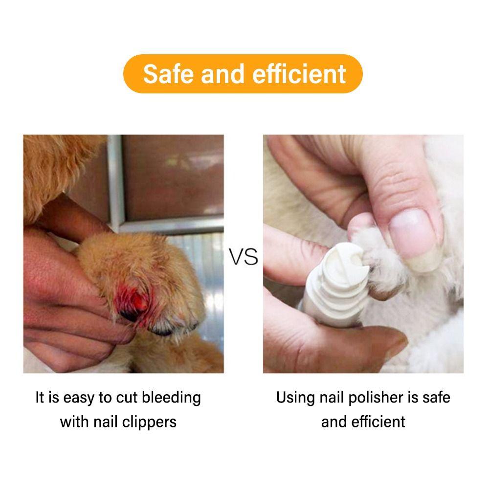 Pet Nails Grinders Painless Paws Grooming Pet Nail Trimmer Tools Electric Dog Nail Clippers