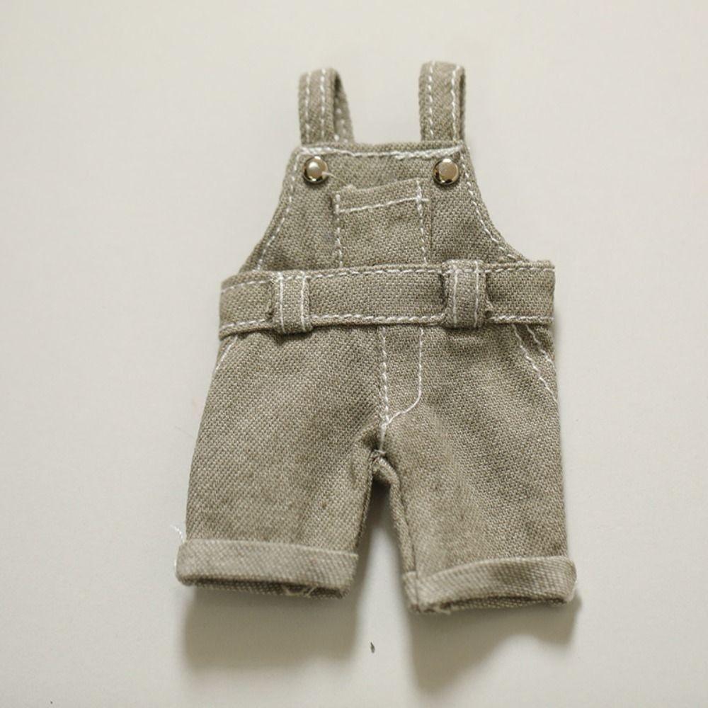 Handmade Doll Jeans Pants Multi-colors Strap Shorts New Dolls Trousers For 10cm Cotton Doll
