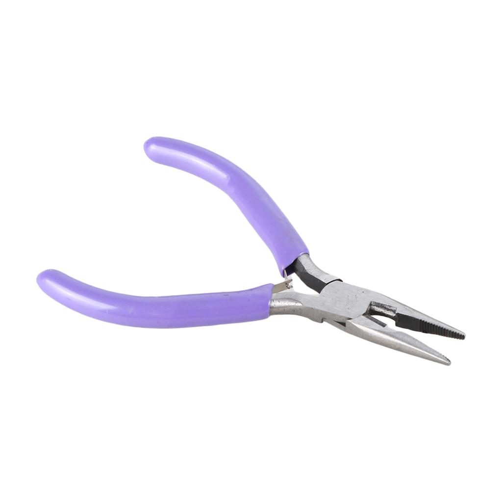 Миниатюрные остроносые плоскогубцы ручной работы, портативный пружинный небольшой инструмент для мастеров-любителей ювелирных изделий, сложных изделий из бисера