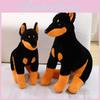 Adorable Plush Doberman Dog Soft Toy Perfect For Kids Birthday Gifts And Cuddles