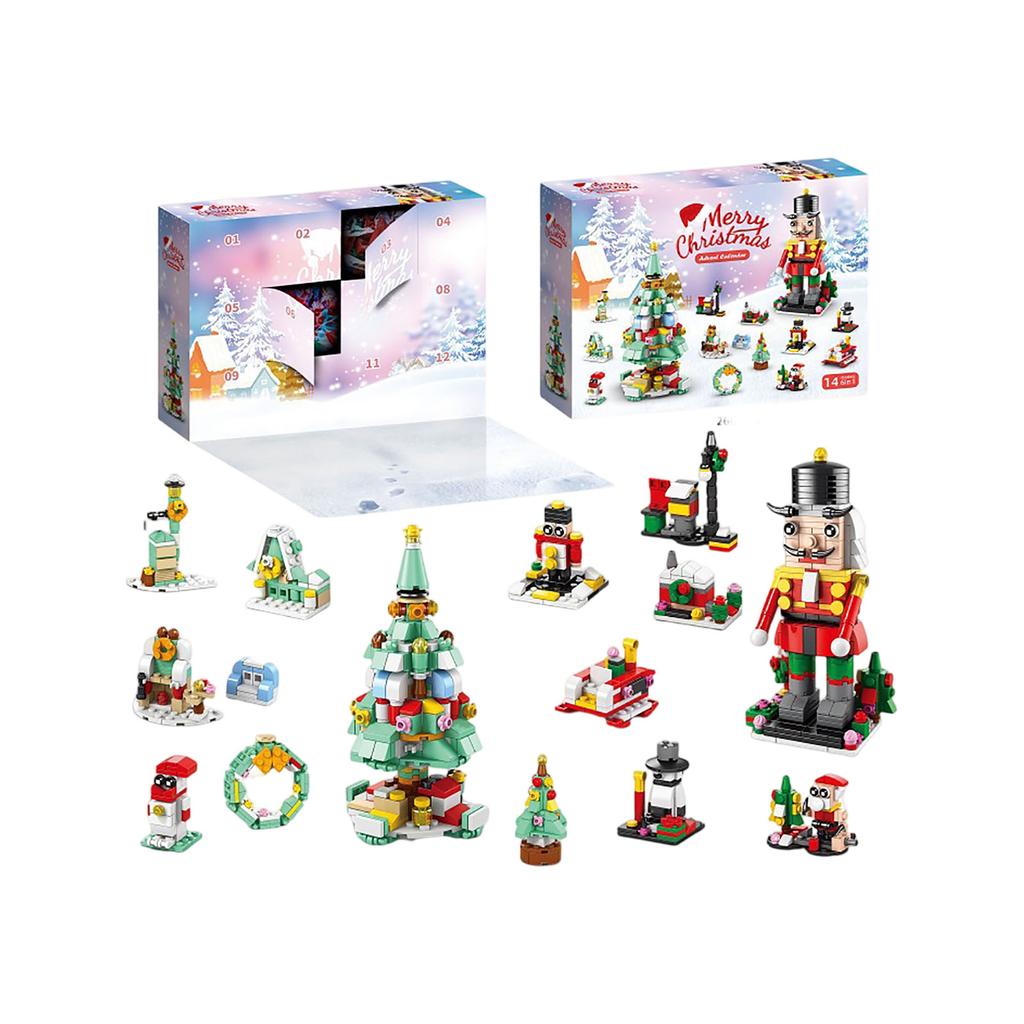 Рождественский календарь ожидания включает календарь прибытия, рождественские навыки для рук, сюрпризы - рождественские коллекционные предметы