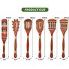 Kitchen Pakkawood Wooden Spoons For Cooking Nonstick Pakkawood Serving Utensils Set Salad Servers Set Cooking Utensils Set