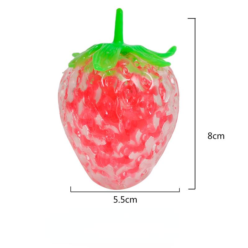 1 шт. Игрушки для снятия стресса, интерактивная игрушка для родителей и детей, рождественский подарок, губчатая клубника, шарик для снятия стресса, игрушка