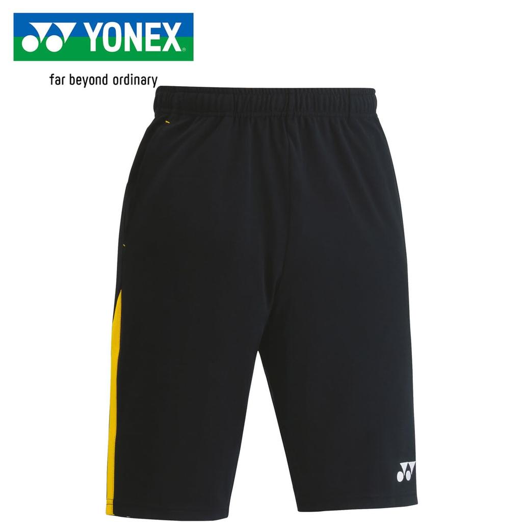 YONEX Унисекс Футбольный тренировочный топ и шорты, Профессиональный стиль, Черный, Размер S, FW6007