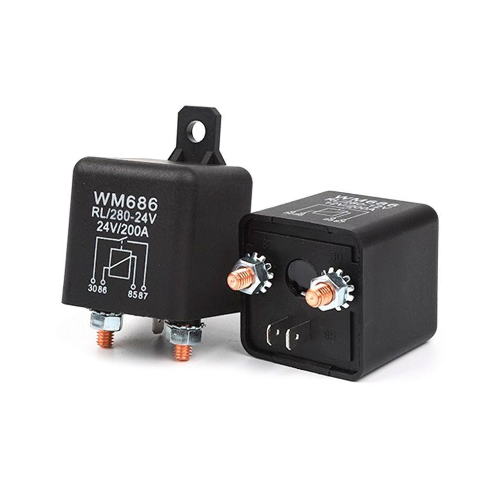 WM686 Автомобильный аксессуар Выключатель питания 200A 100A Автомобильное реле 12V 24V Пусковое реле