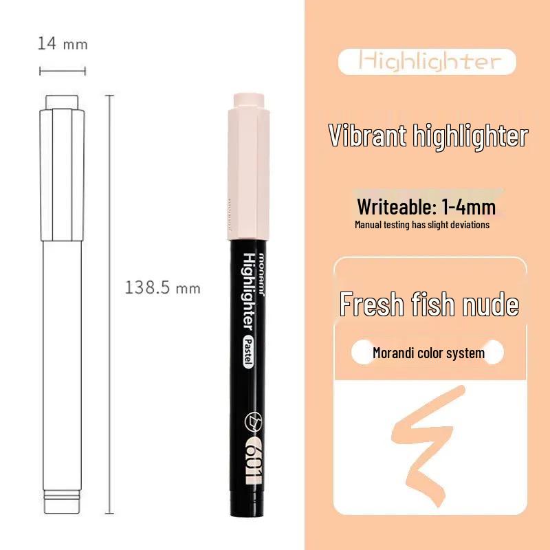 Маркеры-хайлайтеры Morandi - Элегантные новые цвета 601, Идеально для студентов