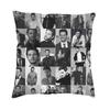 The Rock Face Dwayne Cushion Covers Sofa Decoration Famous Actor Johnson Square Throw Pillow Cover 45x45