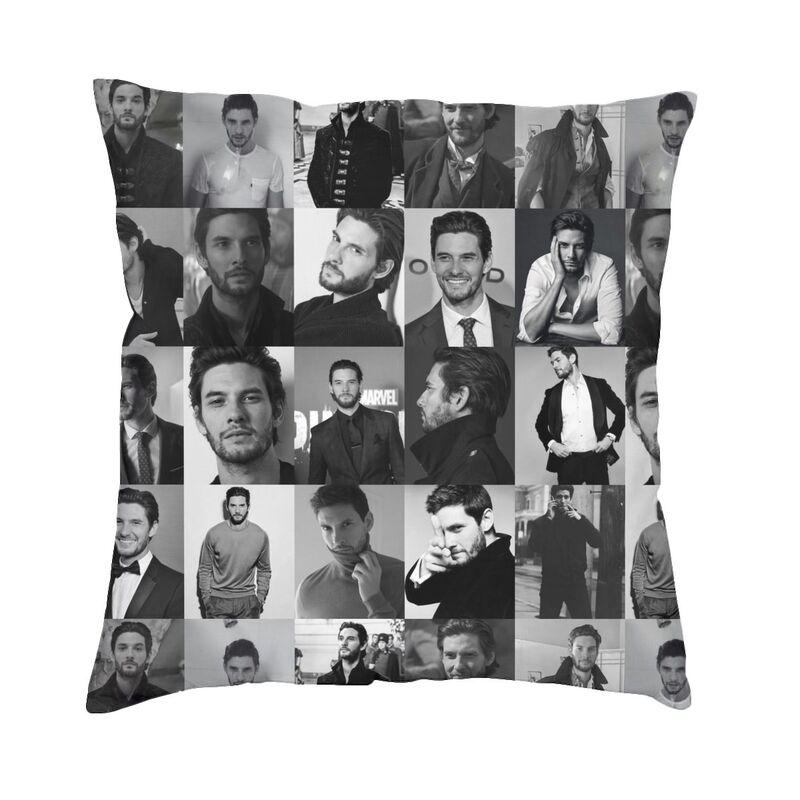 The Rock Face Dwayne Cushion Covers Sofa Decoration Famous Actor Johnson Square Throw Pillow Cover 45x45