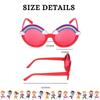 4Flaunt UV Protective Cute новейшие и стильные овальные солнцезащитные очки с радужным дизайном для детей | Возраст: 3+ года