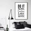 Inspirational Quote Know Your Worth Smile And Be Happy Poster Canvas Painting Abstract Wall Art For Living Room Home Decor