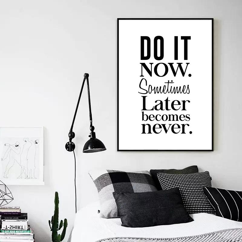 Inspirational Quote Know Your Worth Smile And Be Happy Poster Canvas Painting Abstract Wall Art For Living Room Home Decor