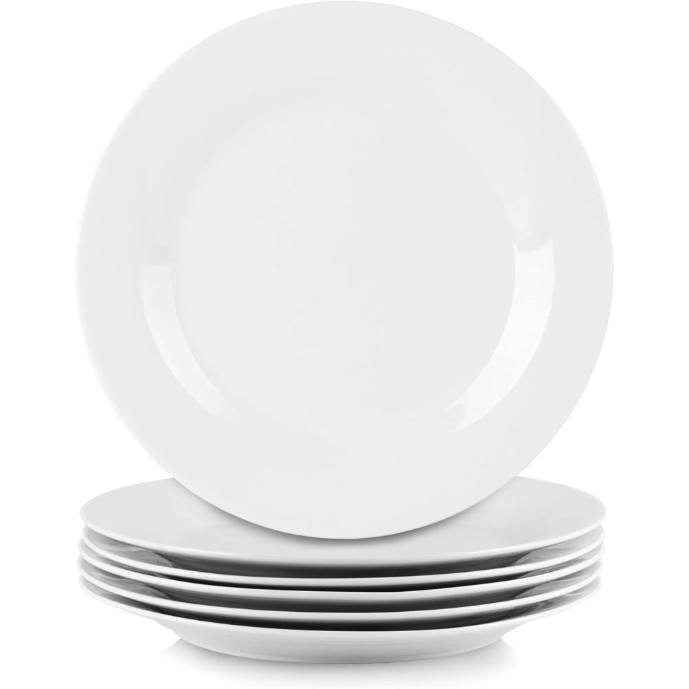 Наборы тарелок и мисок на 6 персон, устойчивые к сколам и царапинам, небьющиеся современные наборы посуды, пригодные для посудомоечной машины и микроволновой печи, наборы столовых приборов